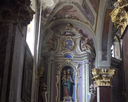 Saorge, l'intérieur de l'église Saint-Sauveur Saorge, l'intérieur de l'église Saint-Sauveur