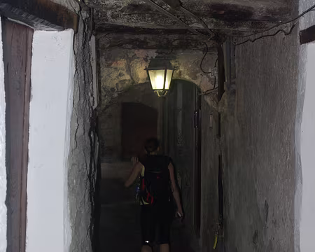 Une rue souterraine à Saorge Une rue souterraine à Saorge