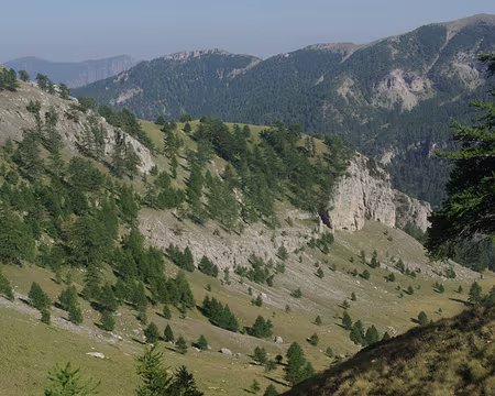 Montée vers la baisse de Vallauretta Montée vers la baisse de Vallauretta