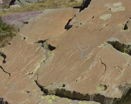 Gravure de la vallée des Merveilles Gravure de la vallée des Merveilles