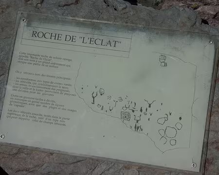 La « roche de l'Éclat » dans la vallée des Merveilles La « roche de l'Éclat » dans la vallée des Merveilles