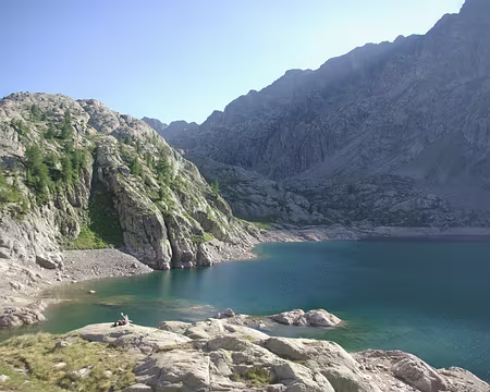 Le lac Vert vu du refuge de Valmasque Le lac Vert vu du refuge de Valmasque