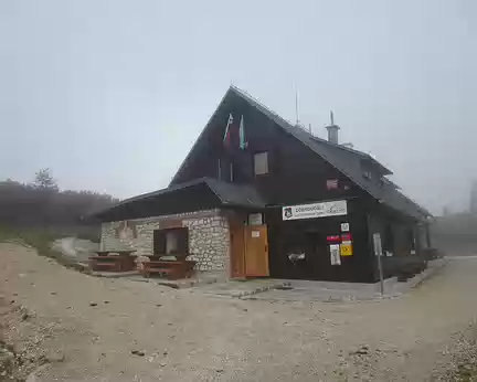 PXL134 J13 de Postarski dom à Kranjska Gora ; la mauvaise météo nous fait renoncer à monter au Prisojnik