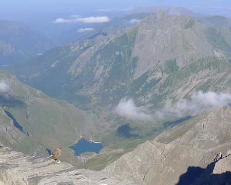 PXL059 Le lac de Malciaussa, d'où nous sommes partis ce matin.