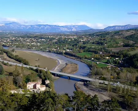 PXL004 qui nous offre un point de vue extraordinaire sur le paysage alentour. Ici la Durance vers le nord.