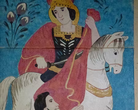 PXL126 Martin, le centaure, coupe son manteau en deux