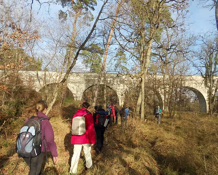 PXL003 L'aqueduc de la Vanne, grand aqueduc du bassin de la Seine amènant à Paris des eaux prises à 110 km au sud-est de la capitale...
