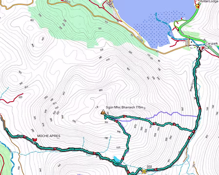 PXL070 J4 KINTAIL - Sgúrr Mhic Bharraich 16km +1172m -1172m 5h