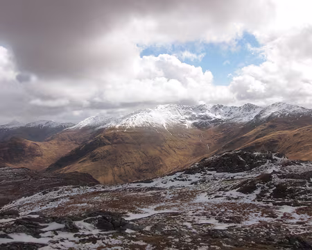 PXL081 Vue vers la crête sud de Glen Shiel