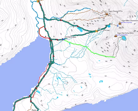 PXL322 J14 SKYE - Coire Lagan+boucle côte 24,7km +1000m -1000m 6h35