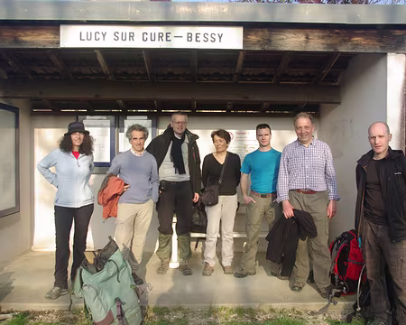 Gare de Lucy-sur-Cure : nous sommes arrivés à temps ! Gare de Lucy-sur-Cure : nous sommes arrivés à temps !