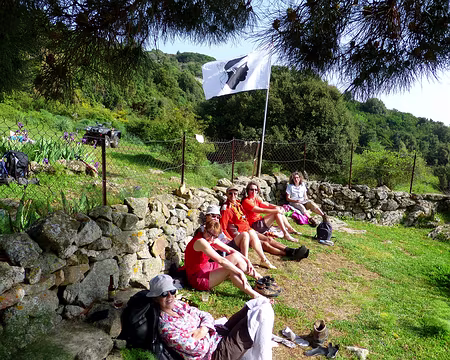 PXL031 Repos (ou peinture) sous la tête de Maure.