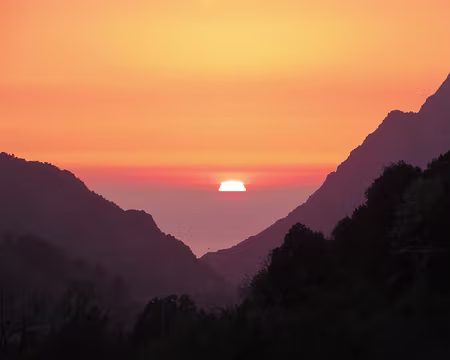 PXL009z1360 le soleil plonge dans le golfe de Porto