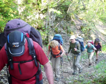 PXL078 Une longue montée avant de redescendre sur Gréolières.