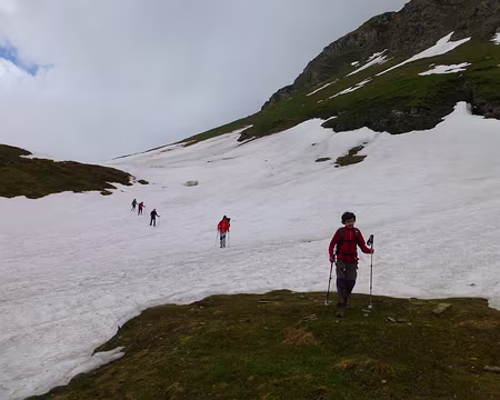 PXL009 Au delà de 2400 : névés quasiment en continu