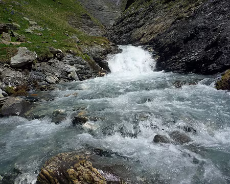 PXL080 La plus légère a bien faillie être emportée par le courant !