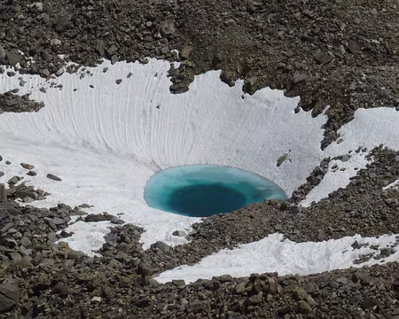 PXL025 Pour cause d'excès de neige nous rejoignons la Meraner Hohenweg