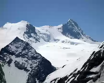 Picasa Avec le Bishorn et le Weisshorn (4506 m) en premier plan