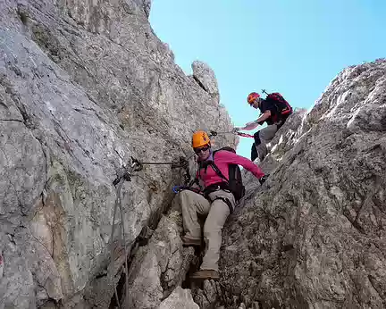 PXL070 J4 - Via Ferrata Santner : Partie sécurisée