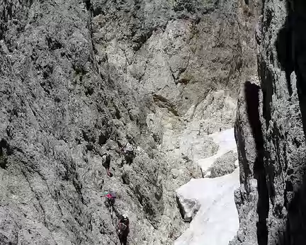 PXL081 J4 - Via Ferrata Santner : Italiens bavards en pleine ascension