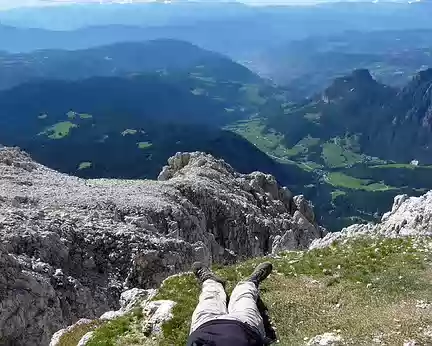 PXL082 J4 - Via Ferrata Santner : Repos une fois arrivée au sommet