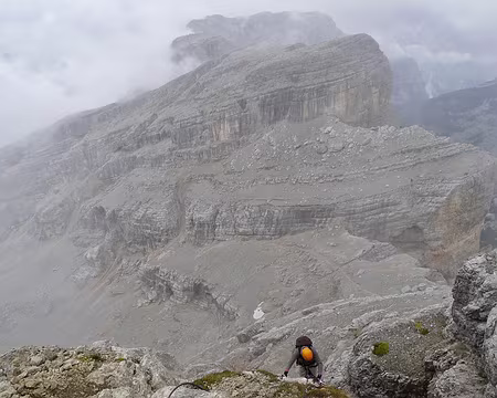 PXL101 Dans la via-ferrata Furcia Rossa.