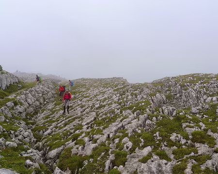 PXL107 Terrain karstique. Attention où on met les pieds !