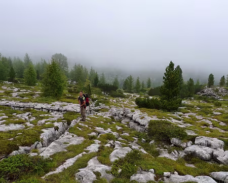 PXL108 Terrain karstique. Attention où on met les pieds !