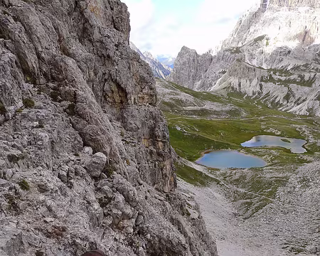 PXL173 Sur le Sentiero De Luca/Innerkofler. Partie aérienne.