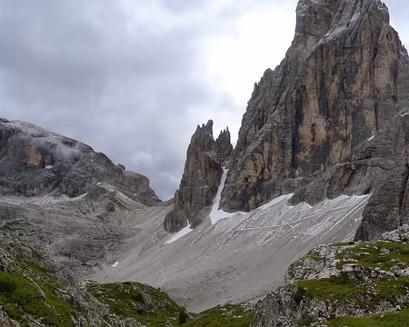 PXL189 La Croda dei Toni, face nord-ouest.