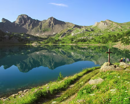 PXL027 J3 : départ du lac d'Allos.