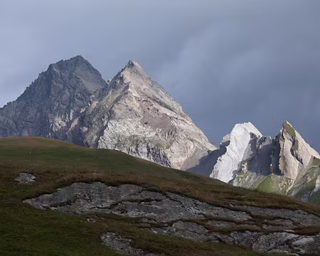 IMG_2945 Le mont Tondu (3196m), l’Aiguille de Bellaval, la Grande Écaille et la Pointe de la Tépiaz