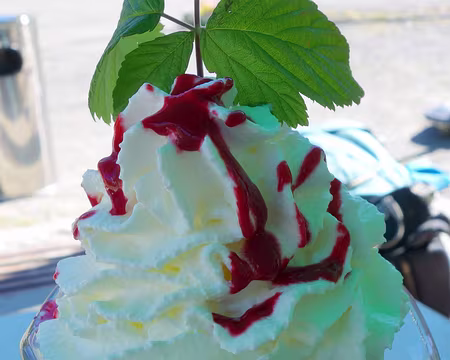DSC00930 et une glace framboise et myrtille pour finir en beauté !