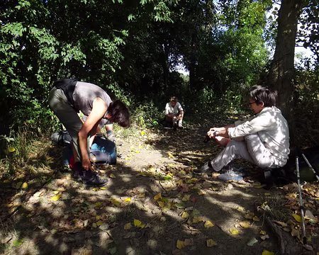 PXL039 changement de chaussures après le gué