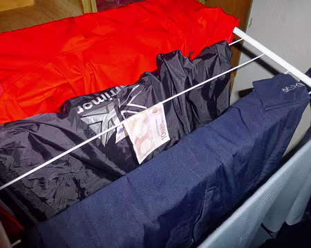 PXL000 Tout ce qu'il restera de la première journée : un séchage approfondi.