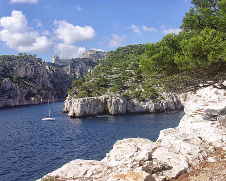 L’entrée des calanques d’En-Vau et de Port-Pin L’entrée des calanques d’En-Vau et de Port-Pin