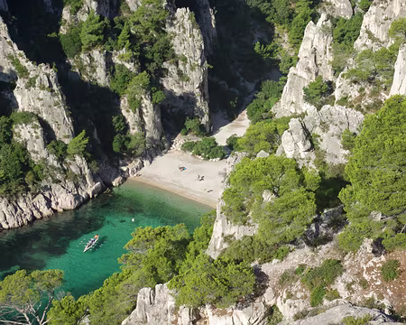 Le fond de la calanque d’En-Vau Le fond de la calanque d’En-Vau