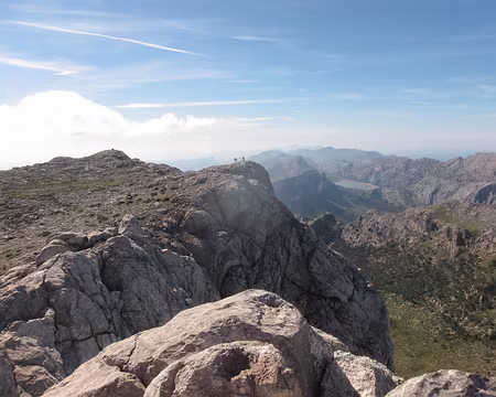 PXL156 Depuis le sommet de Massanella vers le sud-ouest et le lac de Cuber