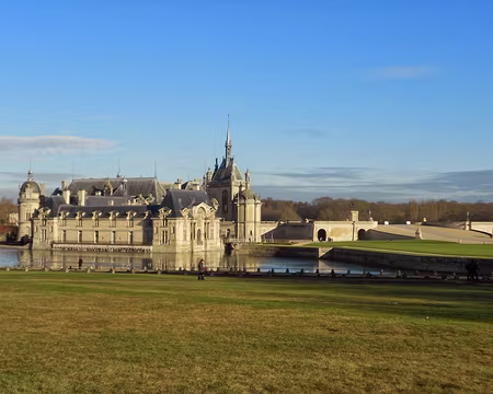 PXL011 Château de Chantilly construit au XIXè s. pour le Duc d'Aumale (1822-1897)...