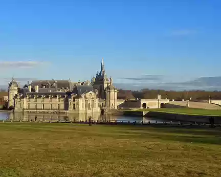 PXL011 Château de Chantilly construit au XIXè s. pour le Duc d'Aumale (1822-1897)...