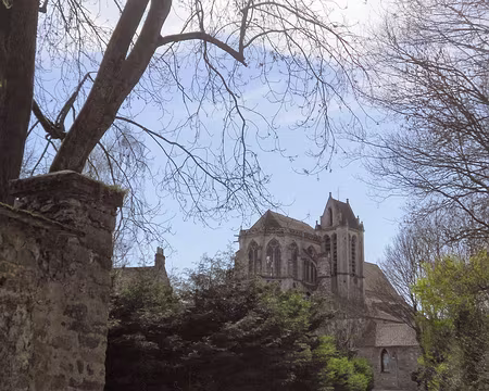 PXL008 Eglise St-Sulpice, construite de 1245 à 1315, St-Sulpice de Favières