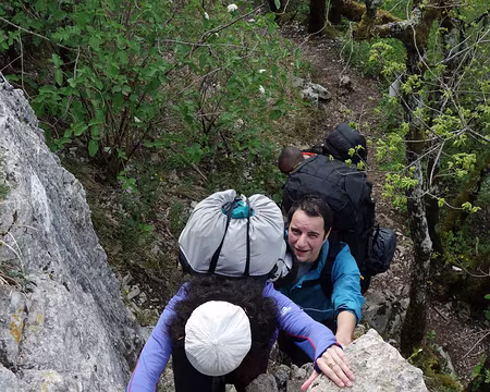 DSC01783 Quelques passages typés escalade