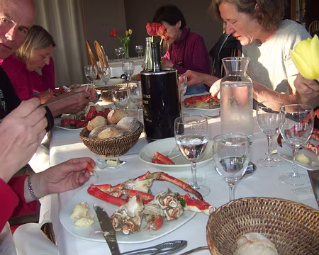 DSCF5688 Araignées au diner de l'hôtel de la Baie des Trépassés