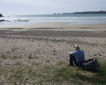 DSCF5756 Plage de Goulien, en attendant le taxi pour Camaret