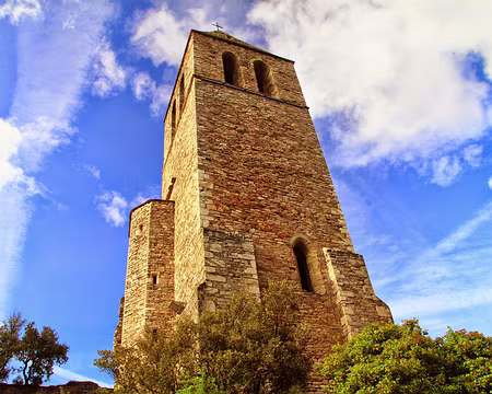 PXL053 Eglise St Laurent d'Olargues, XIIè, art roman languedocien.