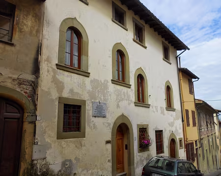 PXL254 Maison de Galilée. Galilée perfectionna en 1609 l'usage de la lunette pour l'observation astronomique