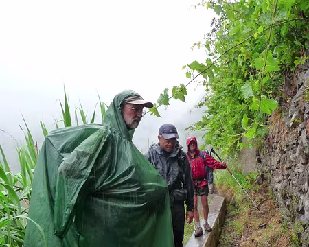 PXL088 J12-Levada do Curral : Prêt pour 4h de marche sur un muret de la largeur d'un pied