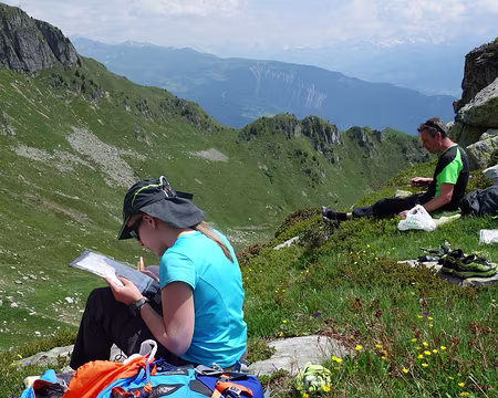 DSC03051 A la pause de midi on bachote