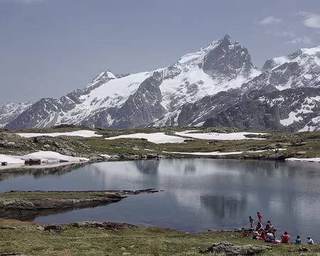 La lac Noir et la Meije La lac Noir et la Meije