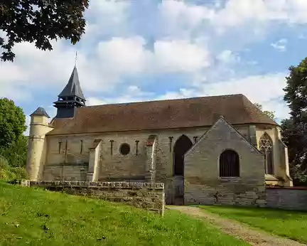 PXL002 Ancienne église St-Léonard, gothique, début XIIIè . Croissy